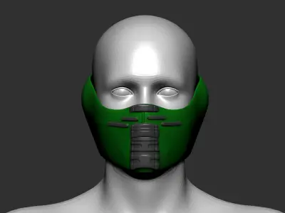 helmet high poly sculpt 3d printable ver 7 3D model 3D model