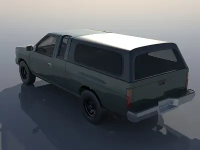 Nissan Hardbody D21 Extended Cab 1994 3D print model