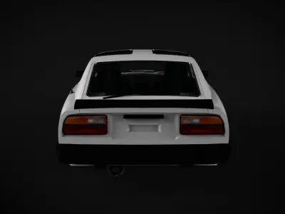 Nissan 280Z Low-poly 3D model