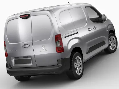 Peugeot Partner Van 2019 3D model
