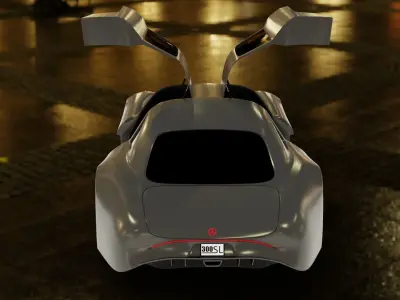 Mercedes 300 SL Modernization 2019 3D model