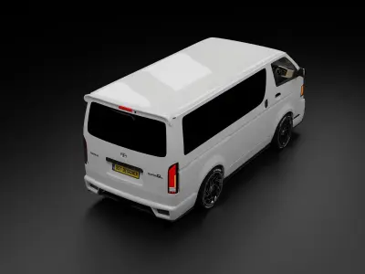 TOYOTA  Hiace KDH Van 3D model