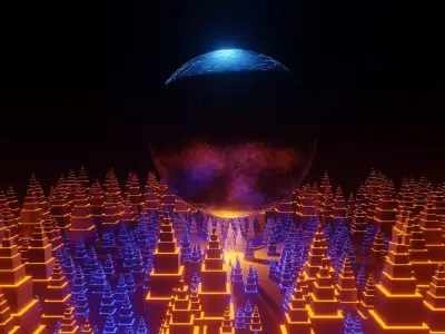 Blender animation  3D model