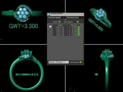 FASIONG RING 3D model