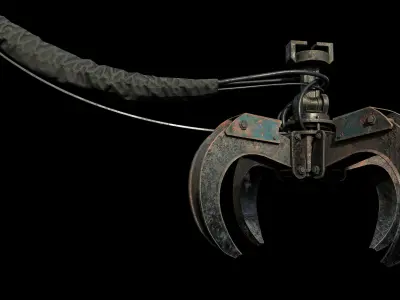 Crane Arm Low-poly 3D model