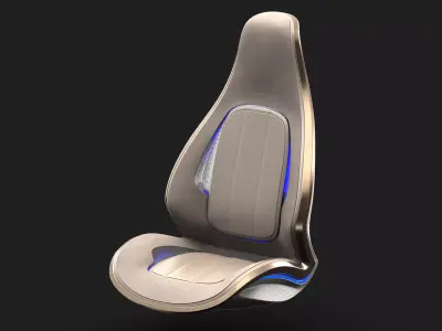 concept futuristic chair 3D model