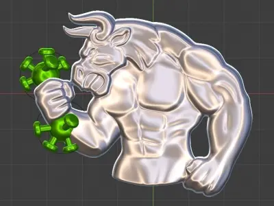 Bull CNC 3D Print  3D print model