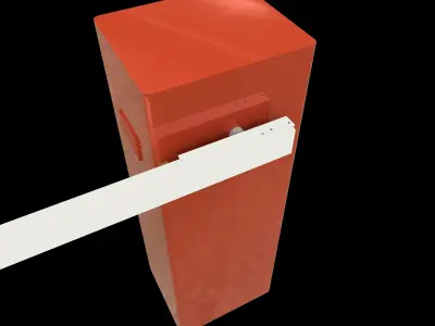 Road Barrier 3D model by sahirjutt20