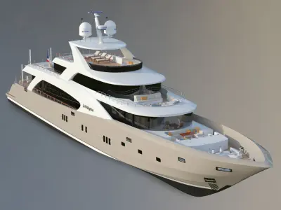 Couach 5000 Fly 3D model