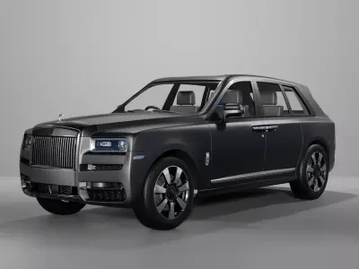 Luxury Full-Size SUV  Ultra Realistic High Detail 3D Model 3D model