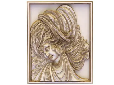 The Confluence of Relief Sculpture and Persian Miniature  3D model