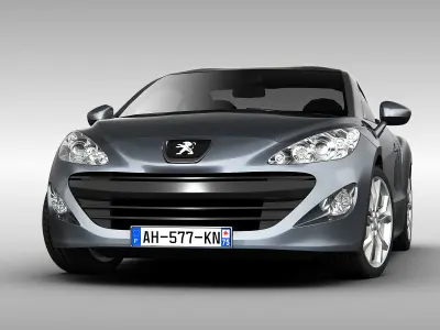 Peugeot RCZ 2012 3D model