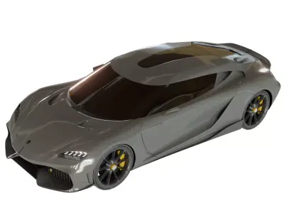 Koenigsegg Gemera 3d model 3D model