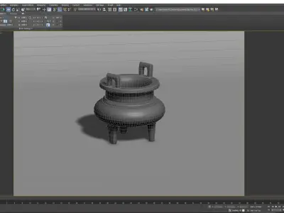 Ding Furnace Incense 3D model