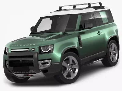 Land Rover Defender 90 2020 3D model