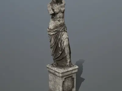 Venus  de  Milo Low-poly 3D model
