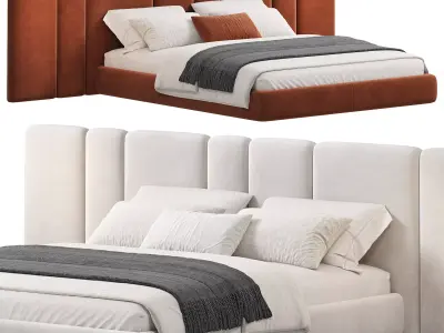 Hollis Bed by Thehighwall 3D model