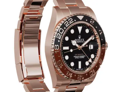 Rolex GMT-Master II Rootbeer 3D model