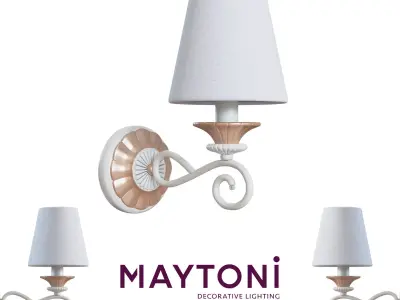 Sconce Sonate ARM424-WL-01-W Maytoni Classic Free 3D model