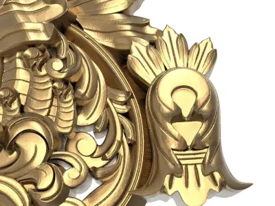  decorative pattern ready for 3D printing 3D model 129