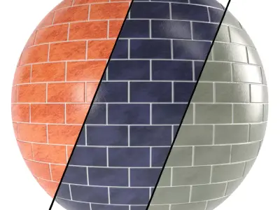Glass Tile Materials 1- Pbr 4k By Sbsar File Texture