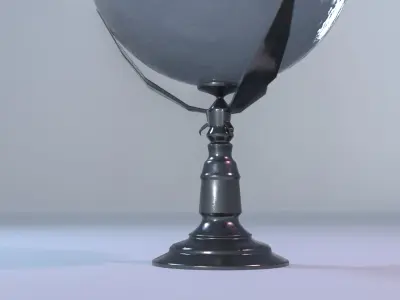 Low Poly Crystal Ball Low-poly 3D model