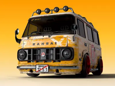 Kansai Spirit Vintage Car 3D model