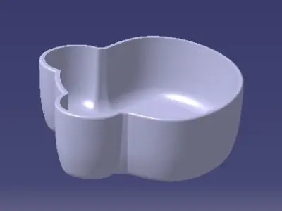 bear small bow for 3dprinting 3D model