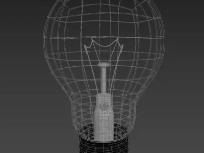 Incandescent light bulb 3D model