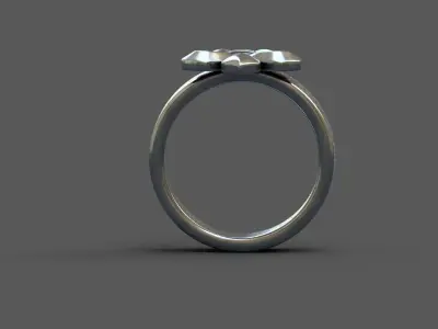 High-Quality 3D Ring Model Low-poly 3D model 29
