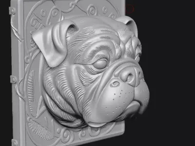 Bulldog 3D print model