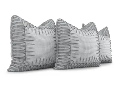 Decorative Cushions Set 1 3D model