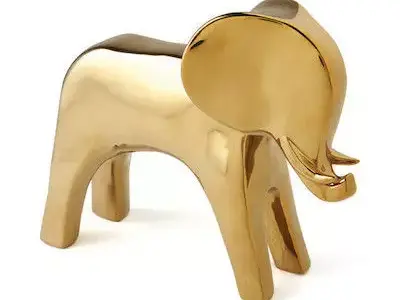 Dwell Studio Elephant Gold Objet 3D model