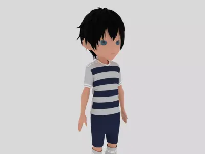 Soccer - Football  Player Low-poly 3D model buy