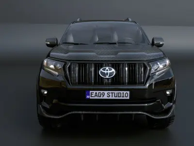 2022 Toyota Prado VXL OFFROAD Tuned 3D model