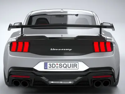 Hennessey Super Venom Mustang Dark Horse 2025 3D model