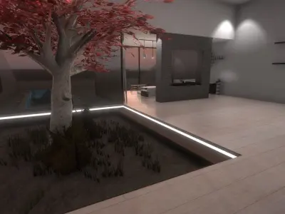 Luxury Apartment Low-poly 3D model