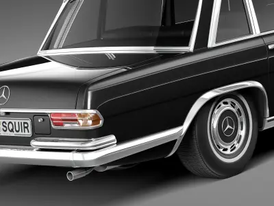 Mercedes-Benz 600 w100 Pullman 1963-1981 3D model