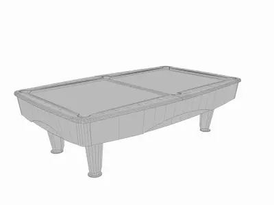 Brunswick Metro Pool Table Low-poly 3D model