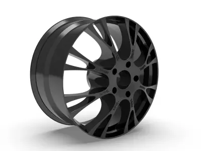 car wheel rim Free 3D print model