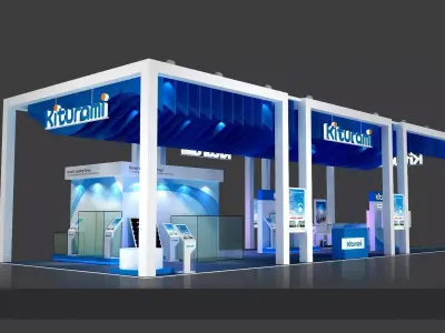 Booth - Area - 18X7-3DMAX2012-010 3D model
