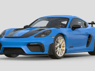 Porsche 718 Cayman GT4 RS 3D model