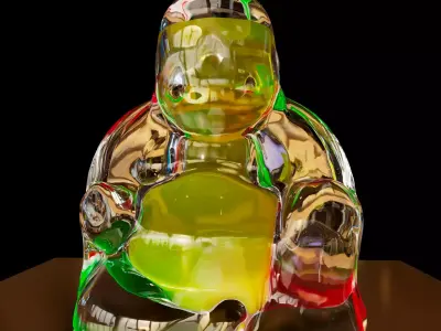 Budha like Vase 3D print model