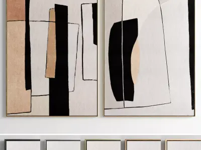 Photo Frame 147 Low-poly 3D model