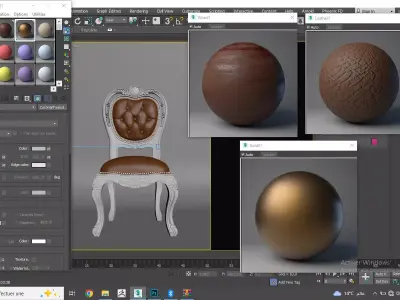 Classic Chair 3D model 3D model 3D model