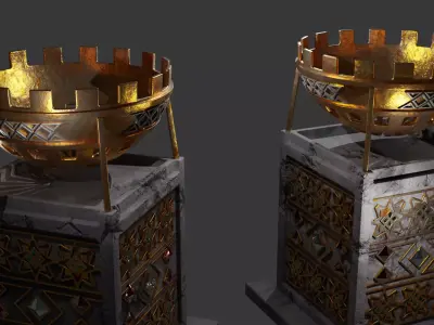 Dwarven Brazier 3D model