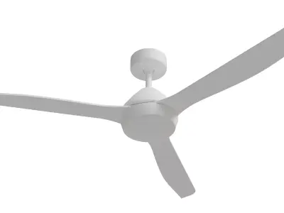 Bali Dc Ceiling Fan Low-poly 3D model