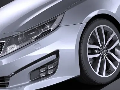 Kia Optima Sport Package 2015 VRAY 3D model