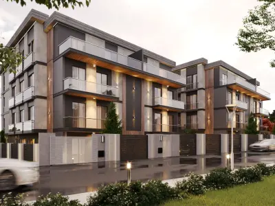 Apartment Design Exterior 3D model 3D model