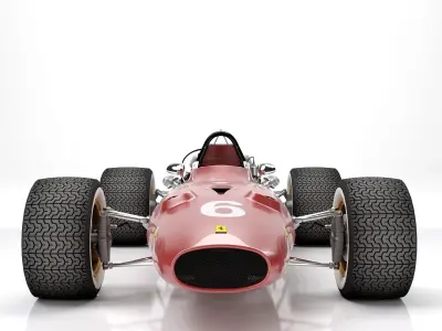 Ferrari F1 312 1966 3D model